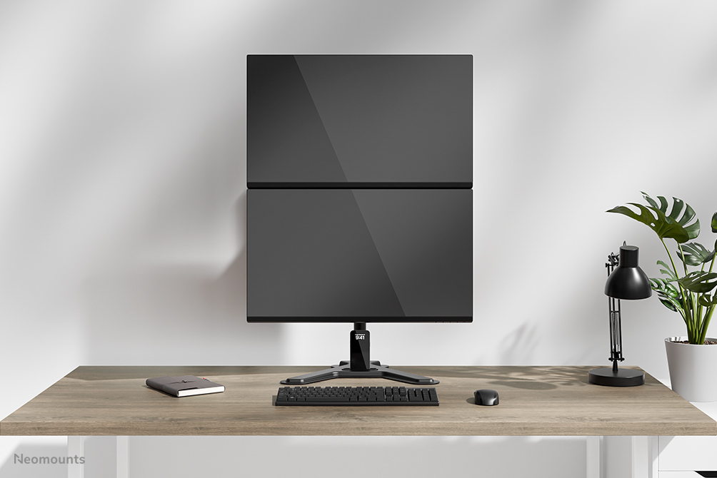 Neomounts DS45-600BL2V Monitorständer für zwei Bildschirme 10-32"